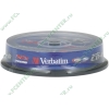 Диск CD-R 700МБ 52x Verbatim 43429 80min Crystal SuperAzo пласт.коробка, на шпинделе (10шт./уп.) 