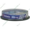 Диск DVD+R 4.7ГБ 16x Verbatim 43576 LightScribe пласт.коробка, на шпинделе (10шт./уп.) 