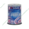 Диск DVD-R 4.7ГБ 16x Verbatim 43549 AdvancedAzo+ пласт.коробка, на шпинделе (100шт./уп.) 