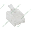 Фурнитура коннектор телефонный RJ-12 6P2C (6 мест, 2 контакта) 