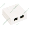 Фурнитура розетка RJ-45 (FTP) 5E кат. двойная 