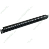 Патч-панель 19" RM 24 порта RJ-45 5E кат. 