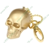 Накопитель USB flash 4ГБ Jet.A "Skull", золотистый (USB2.0) 