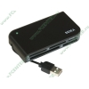 Устройство чтения карт памяти CF/XD/MMC/SD/microSD/MS/MS Duo SEMA "Q1", внешн., черный (USB2.0) (ret)