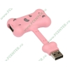 Разветвитель 2 порта USB2.0 Bone Collection "Doggy Link AP06041-P", внешн., розовый (ret)