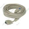 Удлинитель VGA (PRO) D-Sub, с ферритовыми кольцами (10м) 