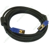 Удлинитель VGA (PRO) D-Sub, с ферритовыми кольцами (5.0м) 