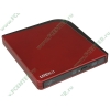 Привод DVD±RW 8x8x8xDVD/24x24x24xCD LITE-ON "eSAU208-124", внешний, красный (USB2.0) (ret)