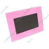 Цифровая фоторамка 10.2" Qumo "PhotoLife QM102.01", акрил, розовый + деревянная панель 