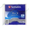 Диск BD-R 25ГБ 4x Verbatim Slim 43719 
