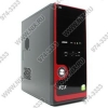 Miditower FOX <5833BR+CR> Black-Red ATX 400W (24+4+6пин)