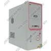 Miditower FOX <5813WP+CR> White-Pink ATX 400W (24+4+6пин)