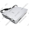 FDD 3.5 HD Teac<HS-USBFDD+CR-Silver>EXT +CF/MD/SM/xD/SD/MMC/RSMMC/MS(/Pro/Duo) Card Reader/Writer+1portUSB2.0