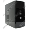 Minitower FOX <6810BK+CR> Black microATX 400W (24+4+6пин)