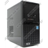 Minitower FOX <6807BK+CR> Black microATX 400W (24+4+6пин)