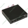Устройство чтения карт памяти CF/MD/SM/xD/MMC/SD/microSD/MS Gembird "FDI2-ALLIN1-B-BT", в 3.5" отсек, модуль Bluetooth, черный (USB2.0) (ret)
