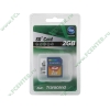 Карта памяти 2ГБ Transcend "TS2GSDC" SecureDigital Card 