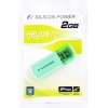 Внешний накопитель 2GB USB Drive <USB 2.0> Silicon Power Helios 101 Green (SP002GBUF2101V1N)