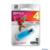 Внешний накопитель 4GB USB Drive <USB 2.0> Silicon Power Helios 101 Blue (SP004GBUF2101V1B)