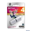 Внешний накопитель 4GB USB Drive <USB 2.0> Silicon Power LuxMini 710 Silver (SP004GBUF2710V1S)