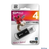 Внешний накопитель 4GB USB Drive <USB 2.0> Silicon Power Ultima II Black I-series (SP004GBUF2M01V1K)