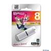 Внешний накопитель 8GB USB Drive <USB 2.0> Silicon Power LuxMini 710 Silver (SP008GBUF2710V1S)