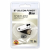 Внешний накопитель 8GB USB Drive <USB 2.0> Silicon Power Touch 820 White (SP008GBUF2820V1W)