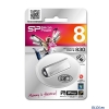 Внешний накопитель 8GB USB Drive <USB 2.0> Silicon Power Touch 830 Silver (SP008GBUF2830V1S)