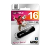 Внешний накопитель 16GB USB Drive <USB 2.0> Silicon Power LuxMini 322 Black (SP016GBUF2322V1K)