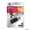 Внешний накопитель 16GB USB Drive <USB 2.0> Silicon Power Ultima II Black I-series (SP016GBUF2M01V1K)