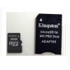 Карта памяти MicroSD 2Gb Kingston (T-Flash) + MS Pro Duo adapter <SDC/2GB-MSADPRR>