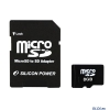 Карта памяти MicroSDHC 8GB Silicon Power Class4 + 1 Adapter (SP008GBSTH004V10-SP)