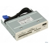 Картридер <All-in-1> USB 2.0 internal 3.5" White, Sema (SFD-321F/TS4UI)