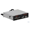 Картридер <All-in-1> USB 2.0 internal 3.5" Black + USB+IR port, Ginzzu OEM (GR-139URB)
