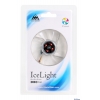 Кулер Glacialtech IceLight LED 4цвета вентилятор корп/GS8025-C/1700rpm/ритейл/  втулка/80х80х25/19дба/3+4 пин/1.2Вт