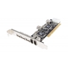 Контроллер ST-Lab F116 IEEE 1394 ,(NEC837), USB 2.0 (VIA6212), PCI,Cable, Retail
