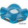 Концентратор USB 2.0 Konoos UK-03 "Волна" (4 порта)
