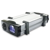 Мобил рек AgeStar CCB3AT, 3.5"IDE/SATA,алюм, серебр,USB2.0/SATA/eSATA,LCD,Вн.м