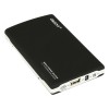 Мобил рек Orient 204U2, for SATA 2.5" HDD, USB 2.0, кож.чехол, black, ret