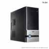 Корпус Vento (Asus) TA B41, ATX 450/500W (ном./макс.), Black/Silver, 2*USB 2.0 /Audio/Fan 8см