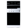 Корпус Linkworld 727-08A mATX Black-Silver 350W USB/Audio (c2128) + card reader