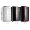 Корпус Linkworld 727-10 mATX Black-Silver 350W USB/Audio (c2128)