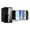 Корпус Linkworld 727-04, mATX, черно-серебр. (c2228), USB 2.0, 350Вт