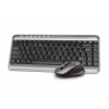 Клавиатура+мышь  A4Tech GLS 6630  USB (черный) беспроводная