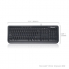 Клавиатура Microsoft Wired 600 Keyboard (ANB-00018) USB Black Retail