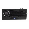 Клавиатура BTC-9051H игровая, подсветка рус/лат, 2 USB-порта