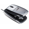 Мышь Genius Navigator 365 Laser, mini, лазерная игровая, 1600 dpi, 4D-scroll, USB, 5 кнопок, silver