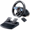 Руль Genius WirelessTrio Racer  с педалями, для PC, PlayStation2\3, с обратной связью