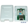 Розетка  RJ-45 STP, 1 экр. 8P8C для сети кат.5e