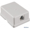 Розетка  RJ-11 одинарная 6P4C для телефона (ScRJ11 6P4C)